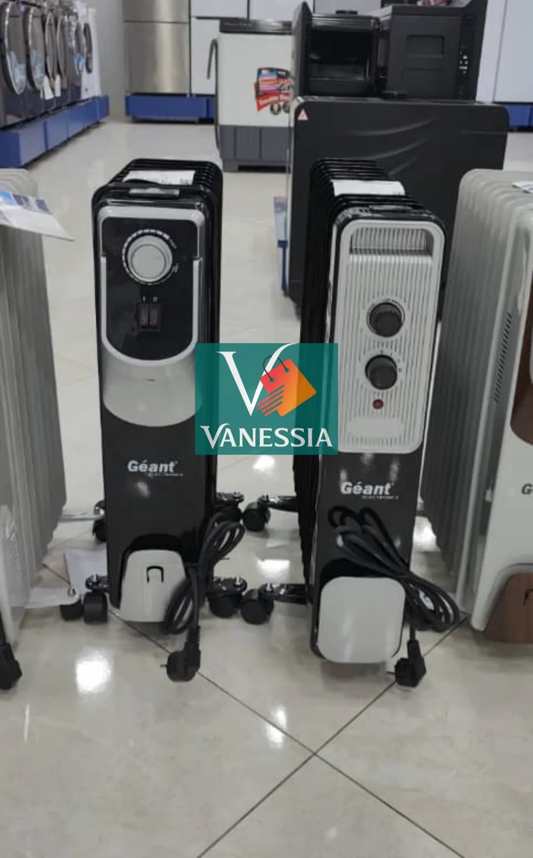 Bains D’Huile 11 Éléments Noir Et Blanc Marque Géant